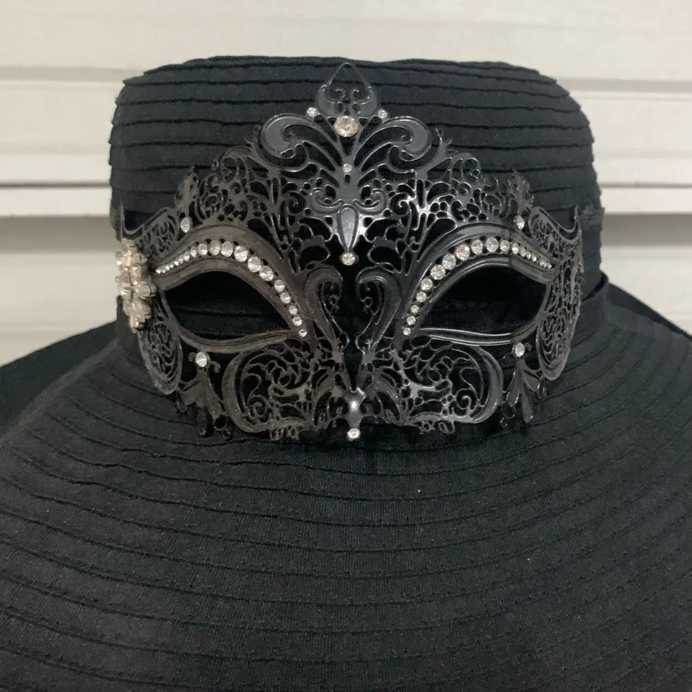 Soft Metal with Rhinestones Masquerade Mask